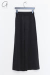 SWAYING 25 Spring/Summer Flared Wool Trousers SW-SW25PS3B12-HEIHUI Black and Gray SW25PS3B12